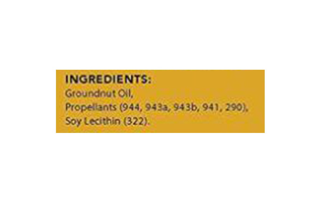 Ray Cooking Spray Groundnut Oil    Tin  250 millilitre