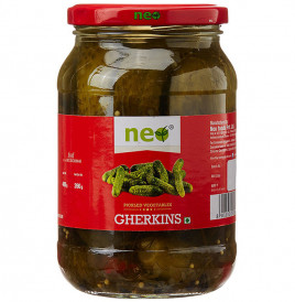Neo Gherkins - Pickled Vegetables   Glass Jar  480 grams