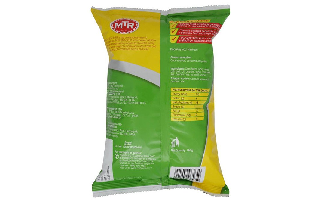 Download MTR Sanckup Corn Flakes Mixture Crispy Crunchy Pack 180 grams - GoToChef