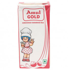 Amul Gold Homogenised Standardised Milk  Tetra Pack  1 litre