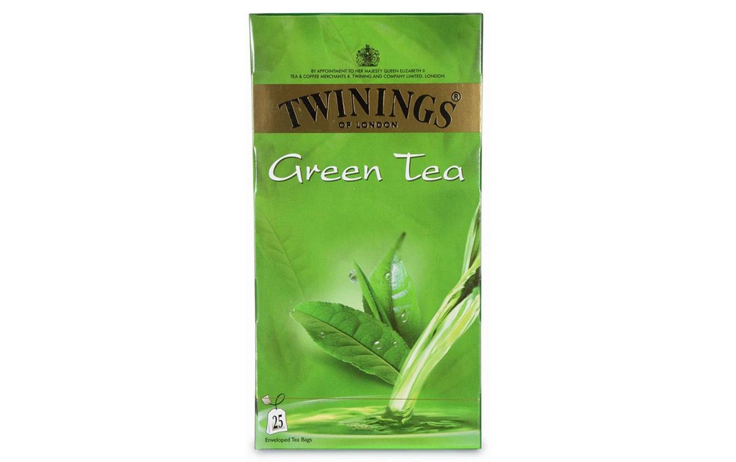 Twinings Pure Green Tea, 25 Tea Bags (Imported)