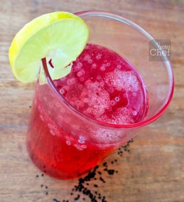 Rose Syrup Sabza Cooler Recipe