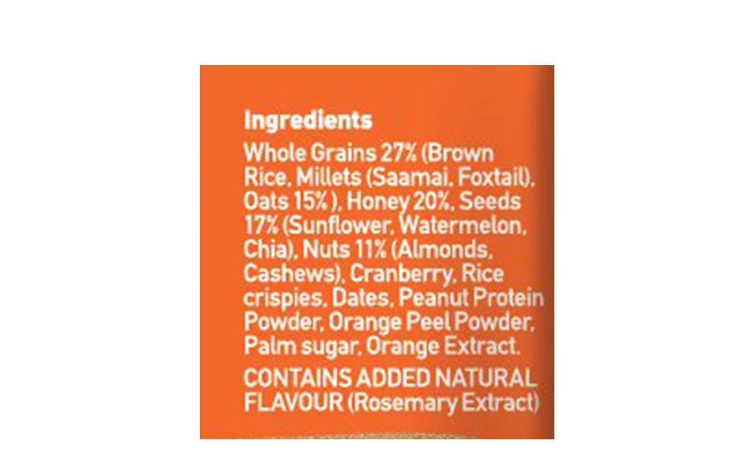 Yoga Bar Multigrain Energy Bar Nuts and Seeds Pack 38 grams - Reviews, Nutrition, Ingredients, Benefits