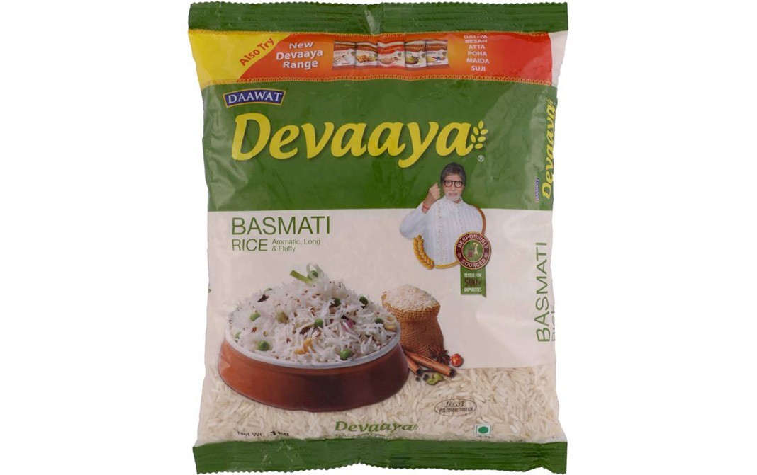 Daawat Devaaya Basmati Rice Pack 1 Kilogram - Reviews ...