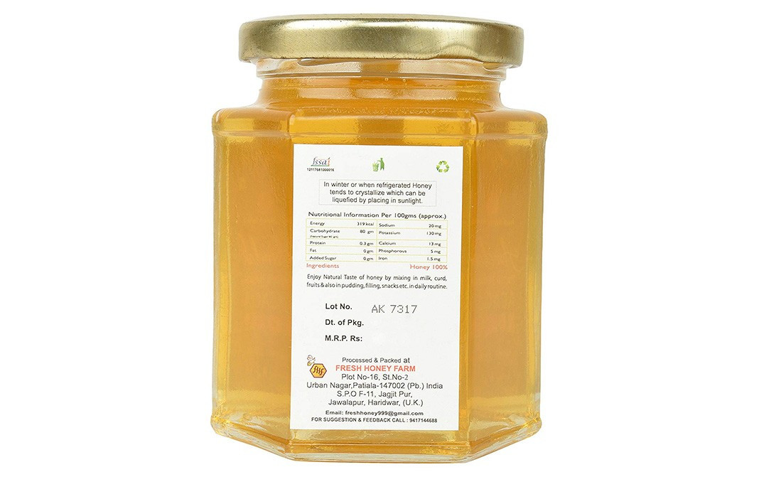 Amolak Acacia Honey Glass Jar 350 grams - Reviews | Nutrition ...