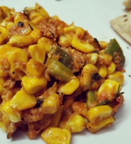 Corn Capsicum (without onion and garlic) Recipe