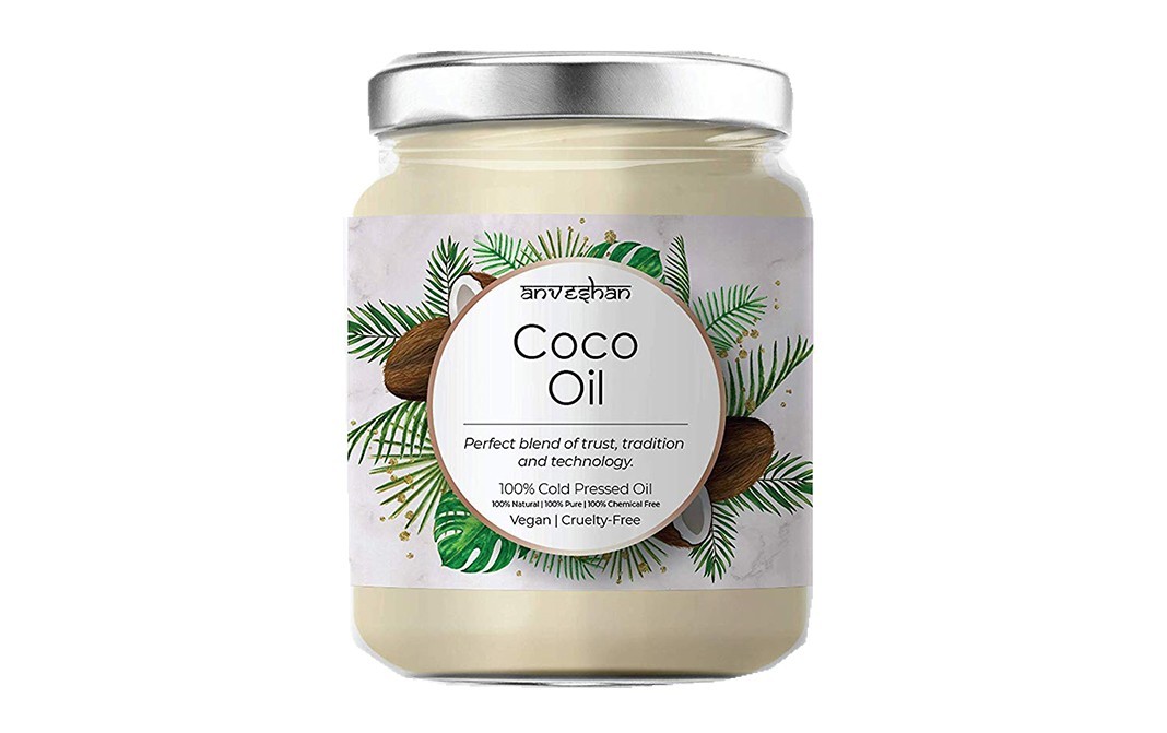 Anveshan Coco Oil Glass Jar 350 millilitre - GoToChef