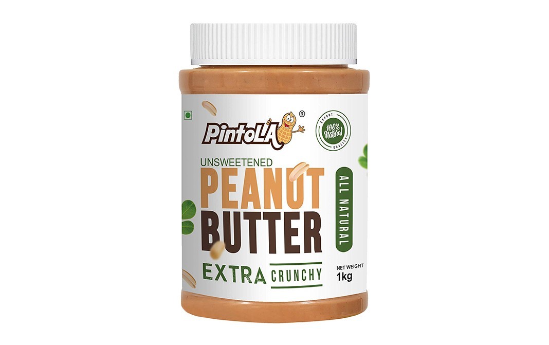 Pintola All Natural Peanut Butter (Crunchy), Unsweetened