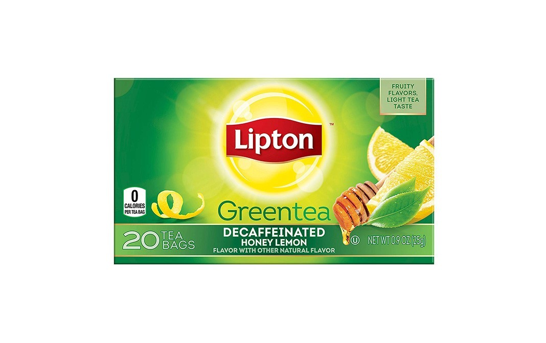Lipton Decaffeinated Honey Lemon Green Tea Box 20 pcs ...