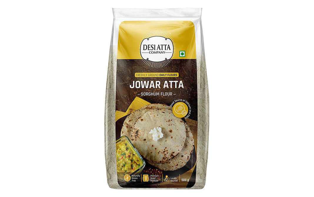 Desi Atta Jowar Atta Sorghum Flour - Reviews | Ingredients | Recipes ...