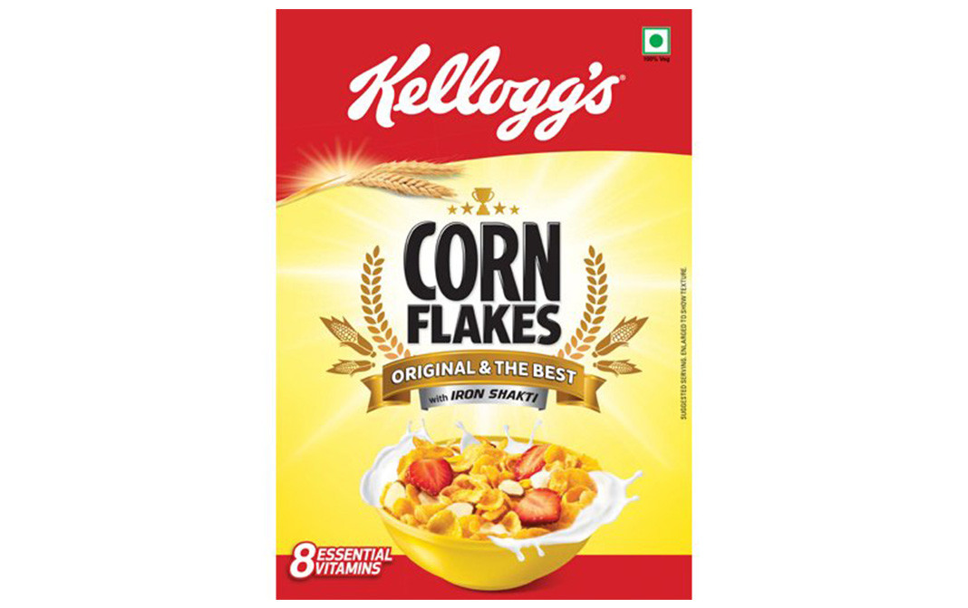 Kellogg's Corn Flakes Original Cold Breakfast Cereal, Mega Size