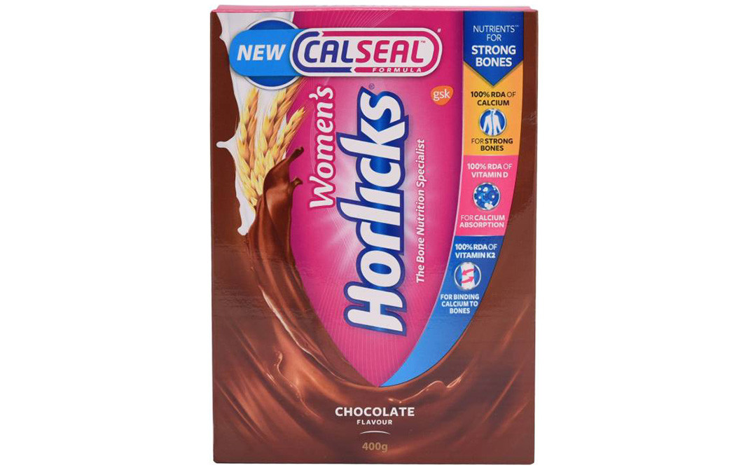  HORLICKS Womens Plus Calseal Chocolate Flavour 400 Gm Jar Pack  of 2 (2 x 400 g) : Grocery & Gourmet Food