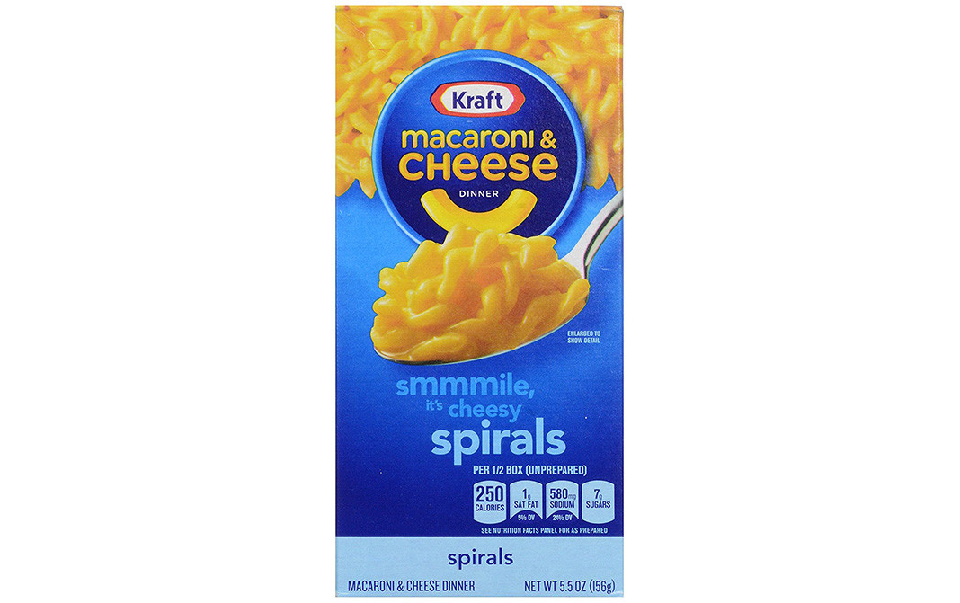 Kraft Macaroni & Cheese Dinner, Spirals, Original Cheese Flavor - 5.5 oz