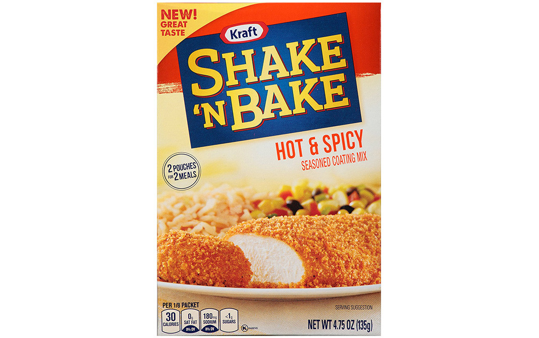 Kraft Shake 'N Bake Hot & Spicy Seasoned Coating Mix Box 135 grams ...