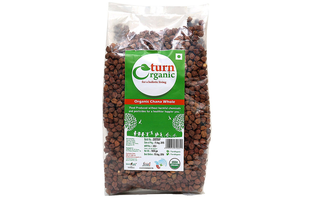 Turn Organic Chana Whole - Reviews | Ingredients | Recipes | Benefits ...