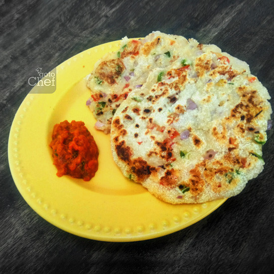 Suji Uttapam Recipe - GoToChef