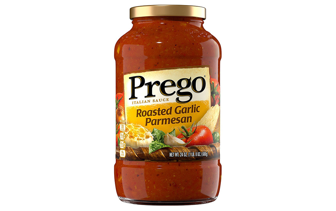 Prego Roasted Garlic Parmesan Italian Sauce Glass Jar 680 grams ...