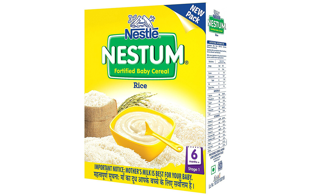 Nestle Nestum Baby Cereal From 6 to 24months, Rice, 300g Bag-in-Box Pack at  Rs 140/pack, नेस्ले बेबी केयर प्रोडक्ट्स in Santipur