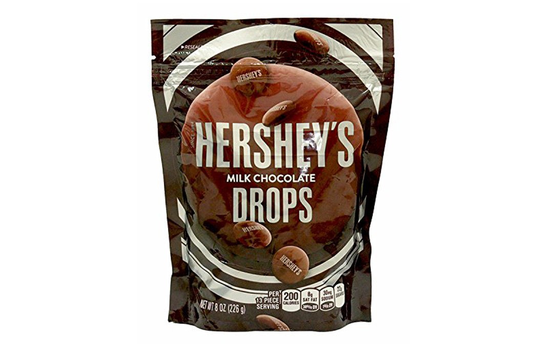 Hershey's Milk Chocolate Drops Pouch 227 grams - GoToChef