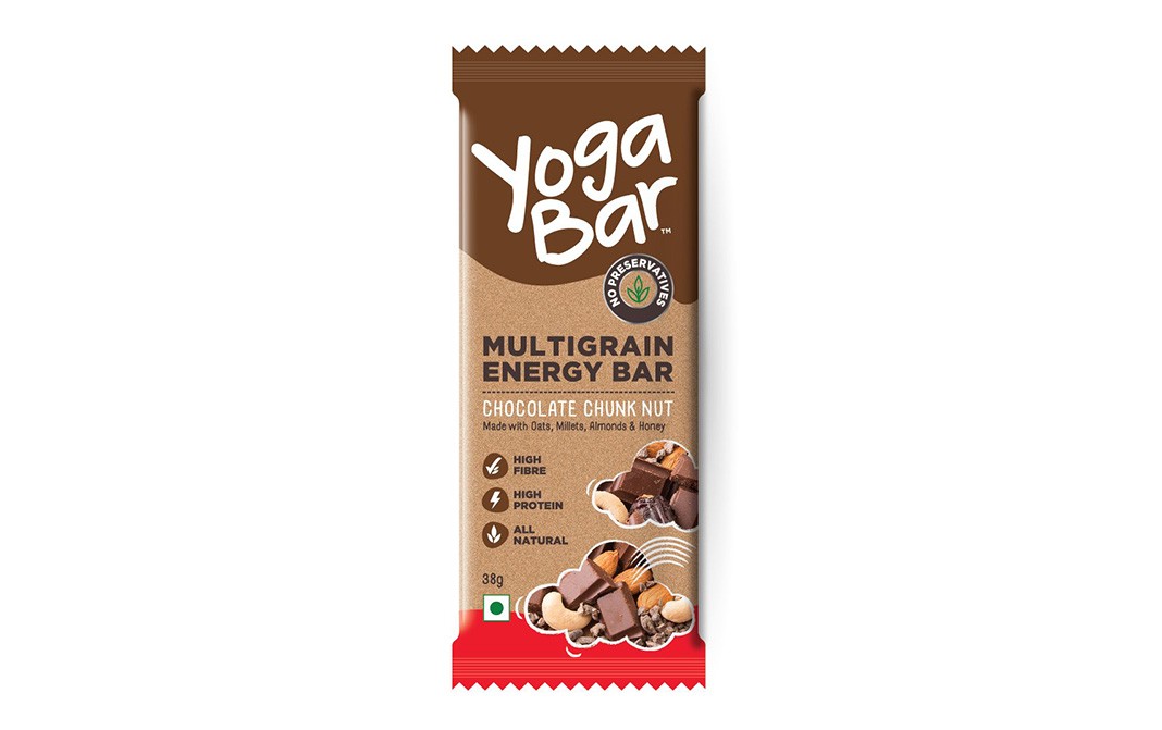 Yogabar Chocolate Chunk Nuts - Energy Bar-3
