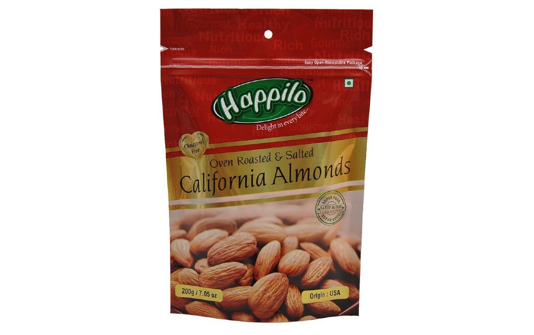 Happilo Oven Roasted & Salted California Almonds - Reviews ...