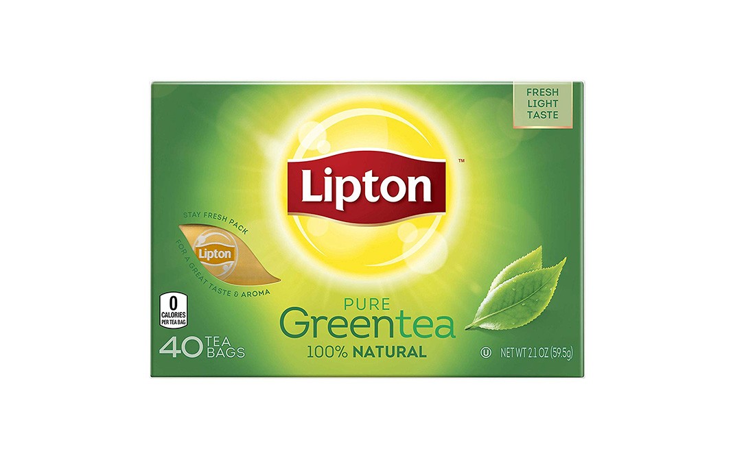 Lipton Pure Green Tea, 100% Natural Box 40 Pcs - Reviews 