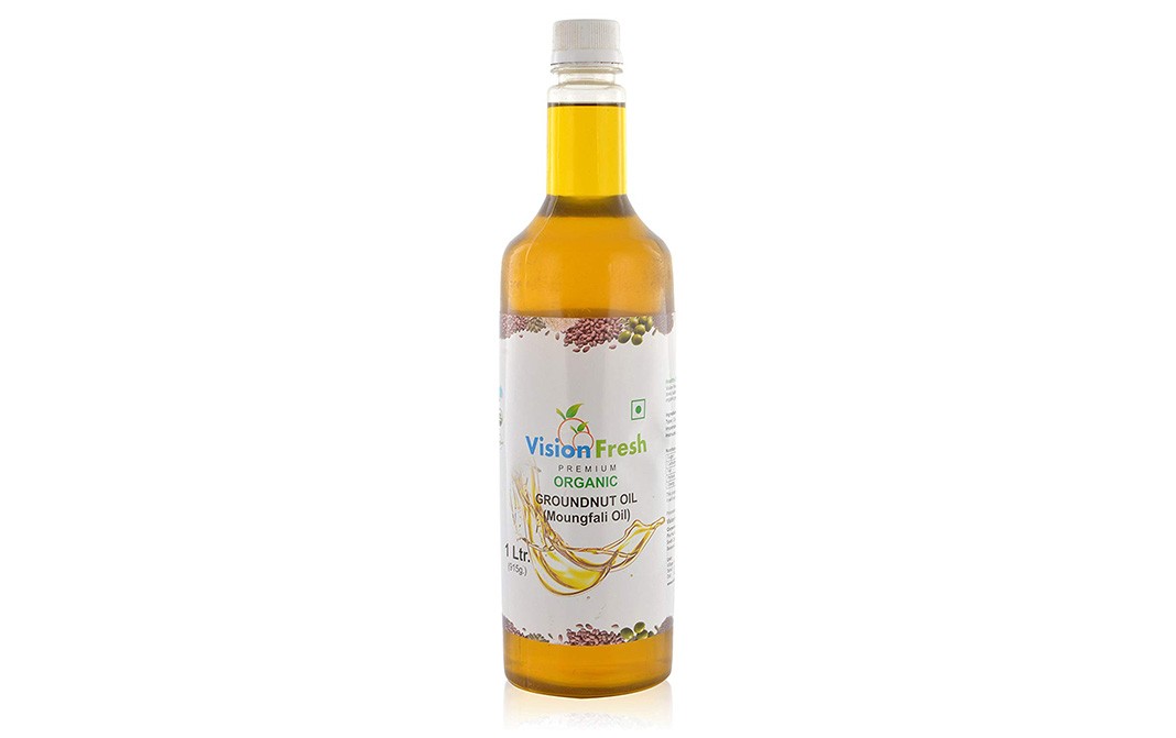 Vision Fresh Premium Organic Groundnut Oil (Moungfali Oil) Bottle 1 ...