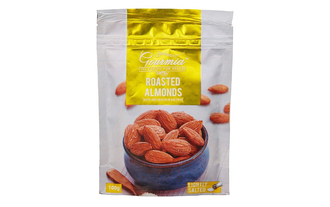 Gourmia Roasted Almonds, Lightly Salted Pack 100 Grams - Reviews 