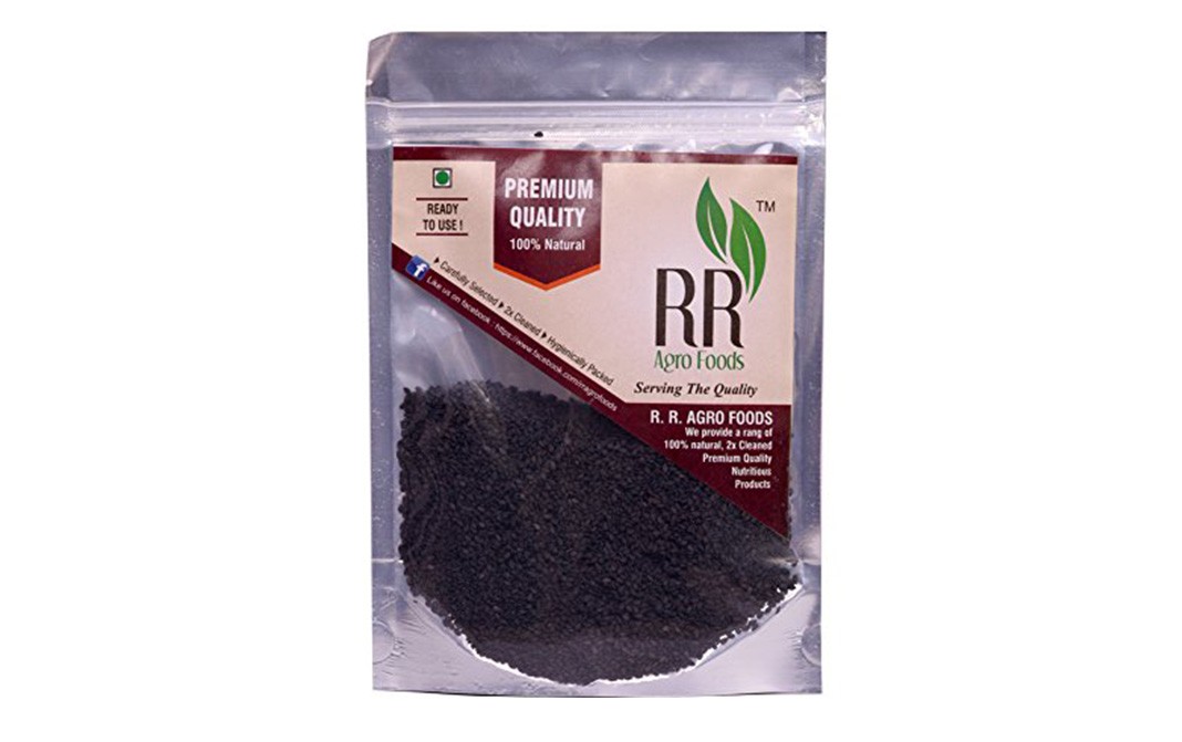 R R Agro Foods Kali Till (Black Sesame) Pack 500 grams - GoToChef