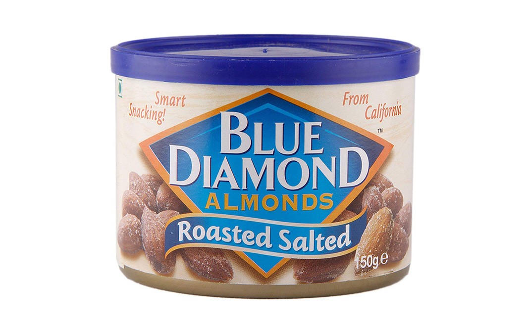 Blue Diamond Almonds Roasted Salted Tin 150 Grams - Reviews 